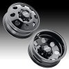 Ultra 002BK Modular Dually Gloss Black Custom Truck Wheels 2